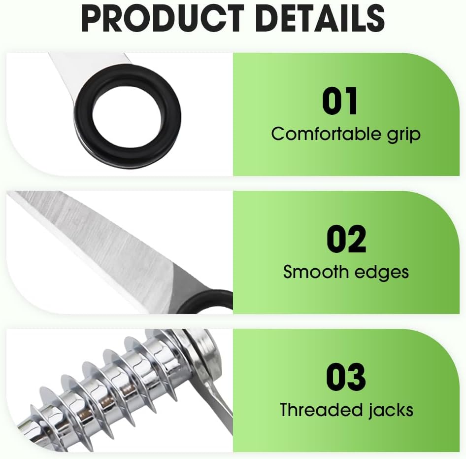 Piranha Spiral Cutter, Stainless Steel Spiral Cutter for Veggies, Spirals Cutters for Potatoes, Cucumbers, and Carrots (1-PC)