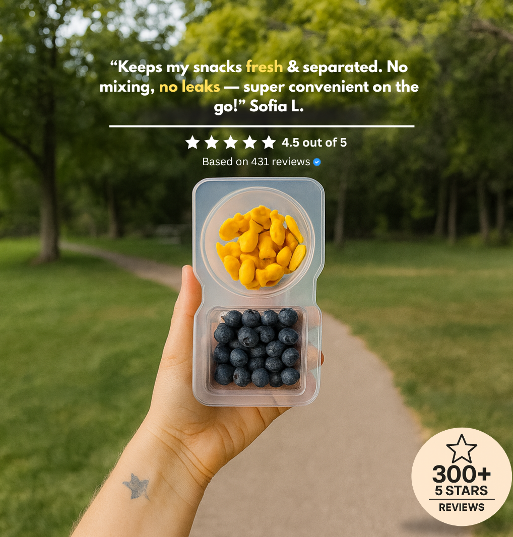 20-Pack Reusable Snack & Meal Prep Containers with Lids