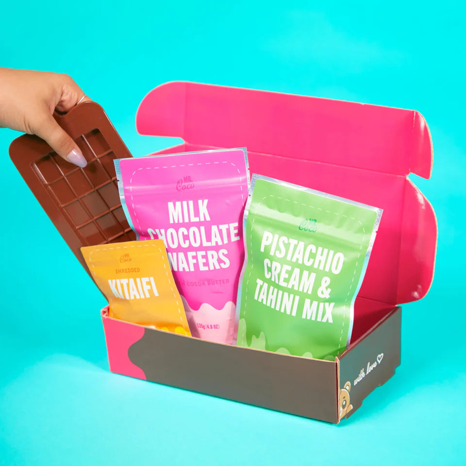 Viral Dubai Pistachio Stuffed Chocolate Bar Kit