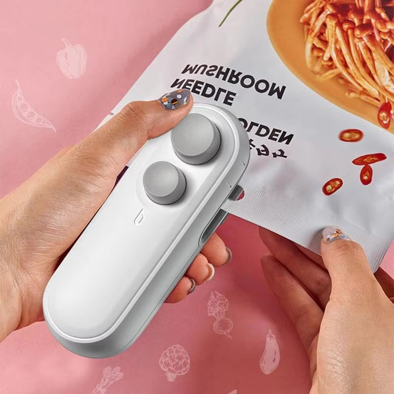 Mini Heat Bag Sealing Machine Package Sealer Bags Kitchen Accessories