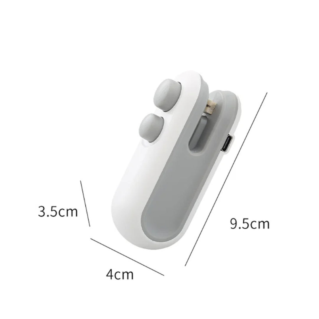 Portable Mini Heat Sealer Sealing Machine Snack Bag Sealer Rechargable Household