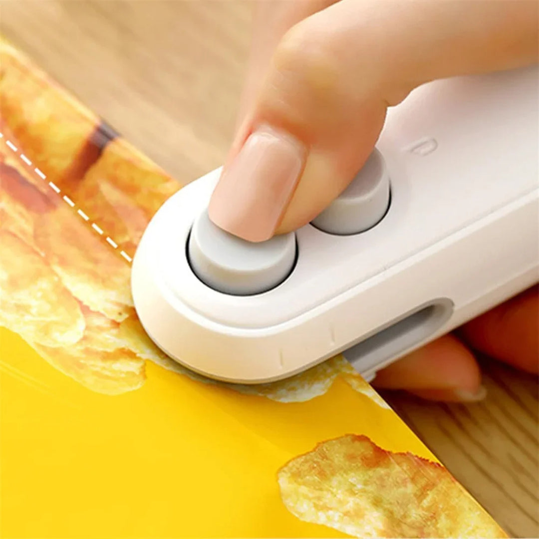 Portable Mini Heat Sealer Sealing Machine Snack Bag Sealer Rechargable Household