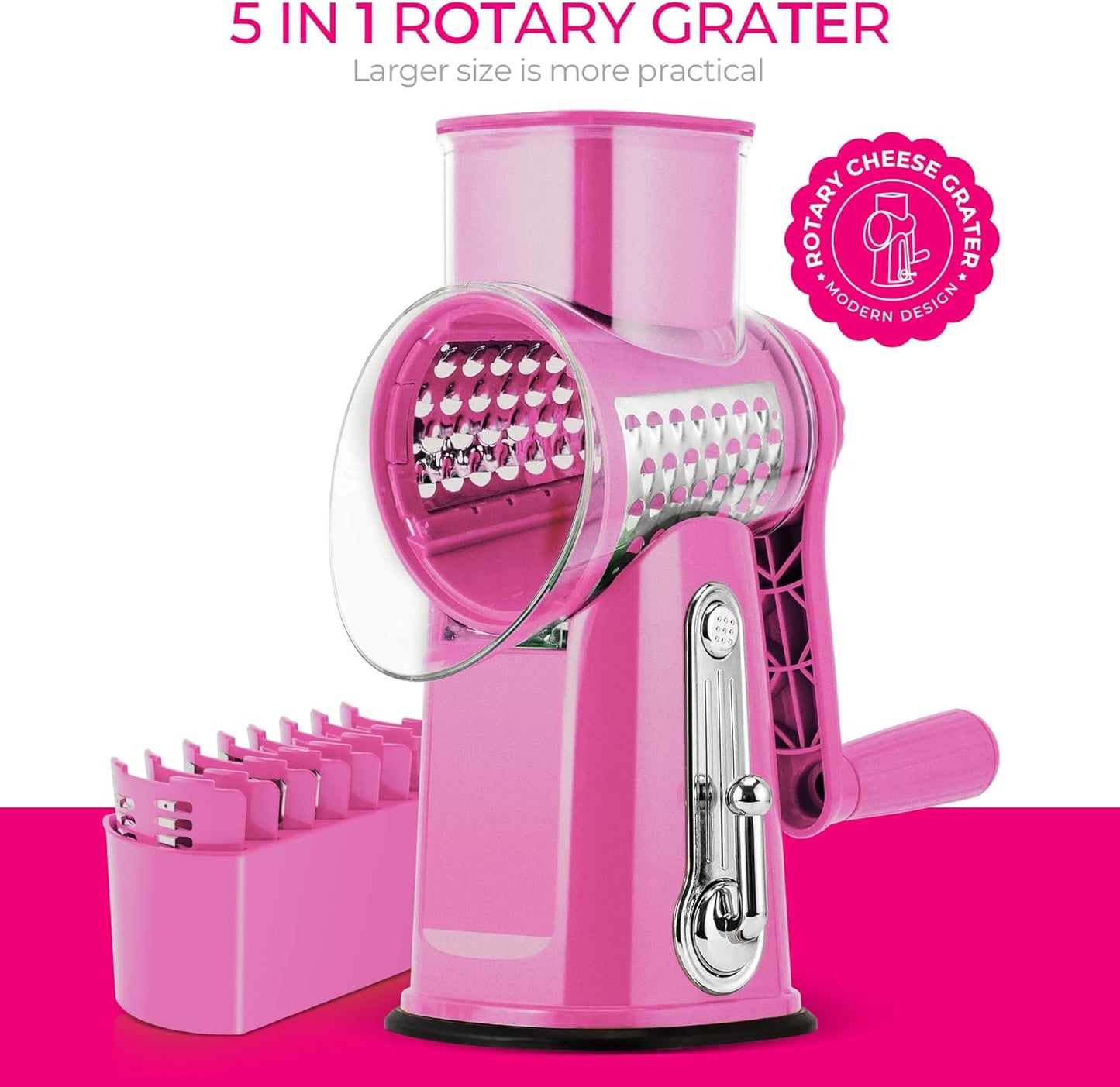KitchenTales™ Pro Grater — Fast, Safe & Mess-Free