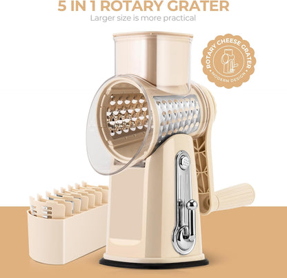 KitchenTales™ Pro Grater — Fast, Safe & Mess-Free