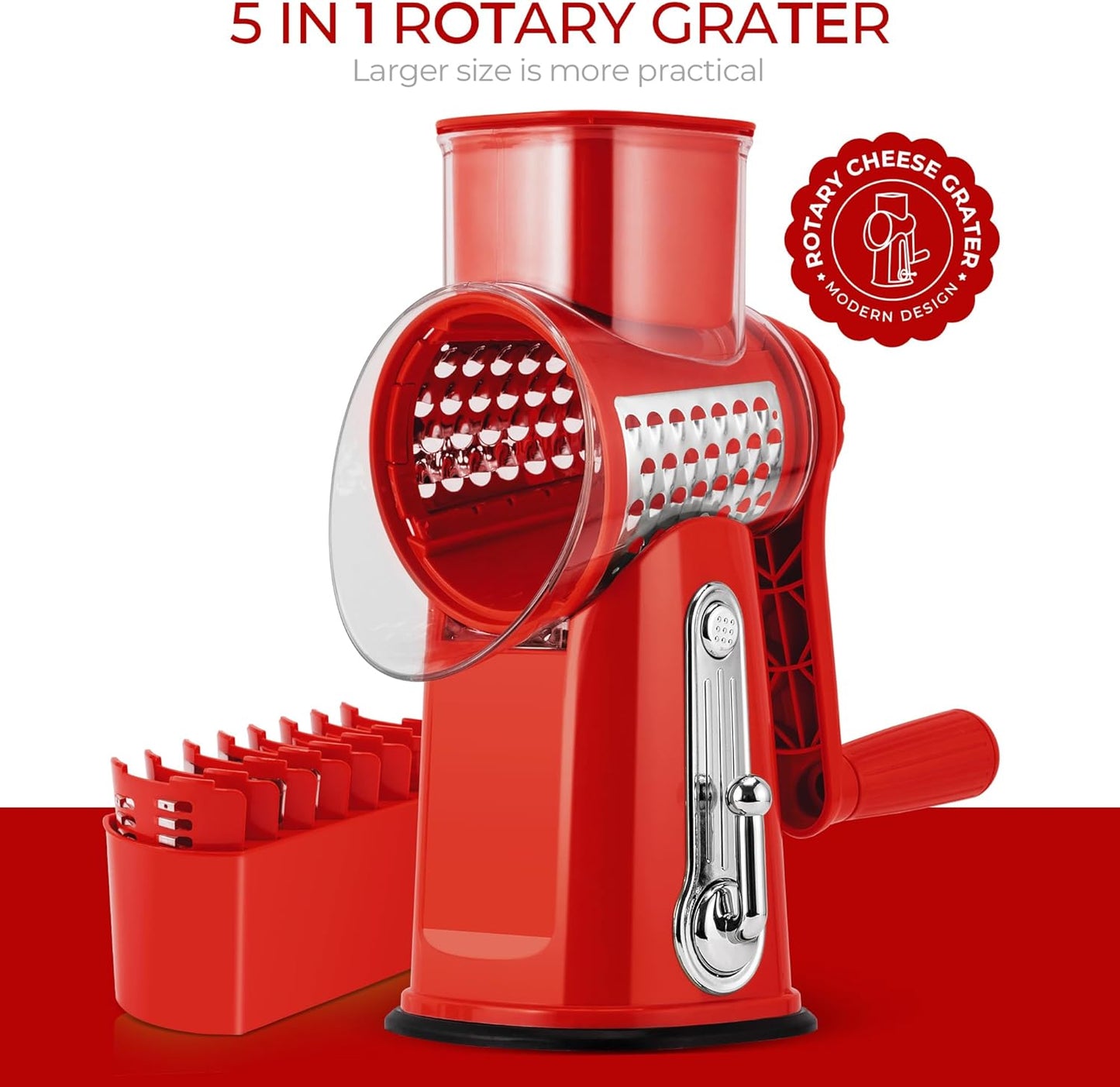 KitchenTales™ Pro Grater — Fast, Safe & Mess-Free
