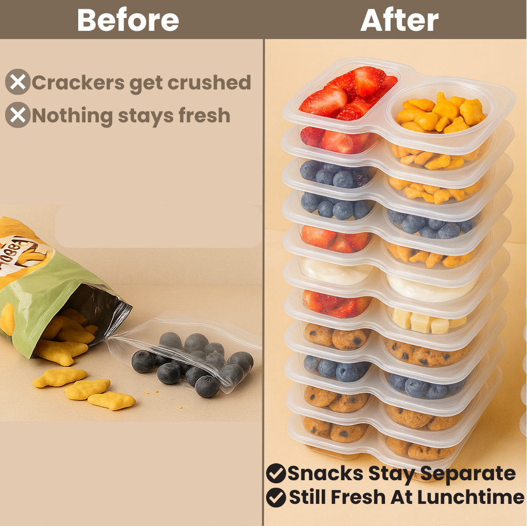 20-Pack Reusable Snack & Meal Prep Containers with Lids