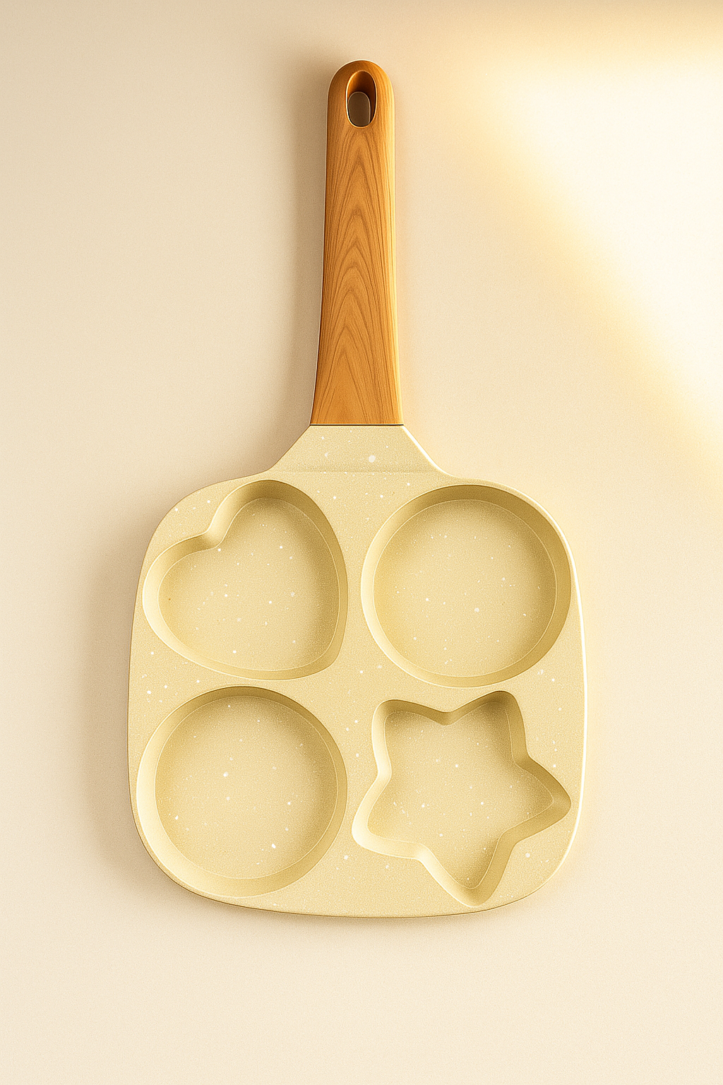 4-Hole Non-Stick Pan (Wood Handle)