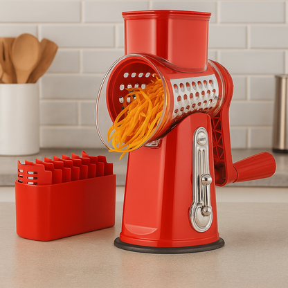 KitchenTales™ Pro Grater — Fast, Safe & Mess-Free