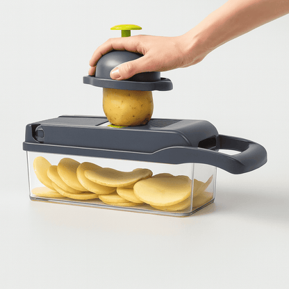 Vegetable Chopper Set – 8 Blades, 14-in-1 Function