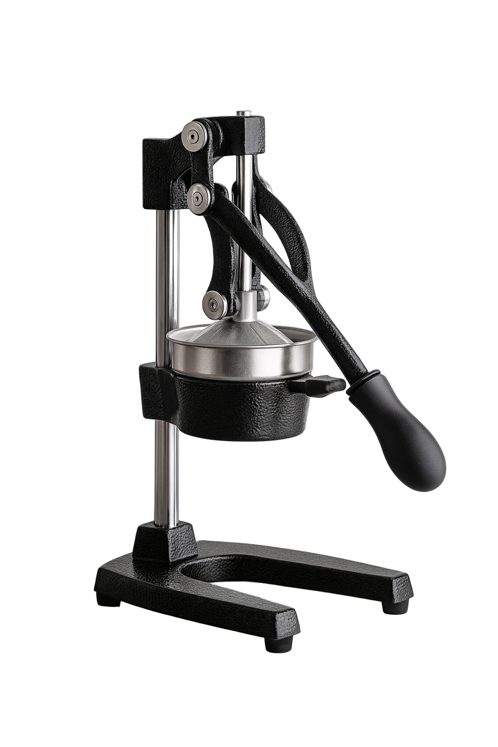 Cast-iron citrus juicer — heavy-duty & easy to use.
