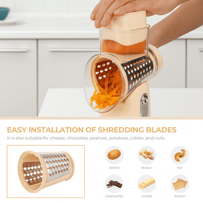 KitchenTales™ Pro Grater — Fast, Safe & Mess-Free