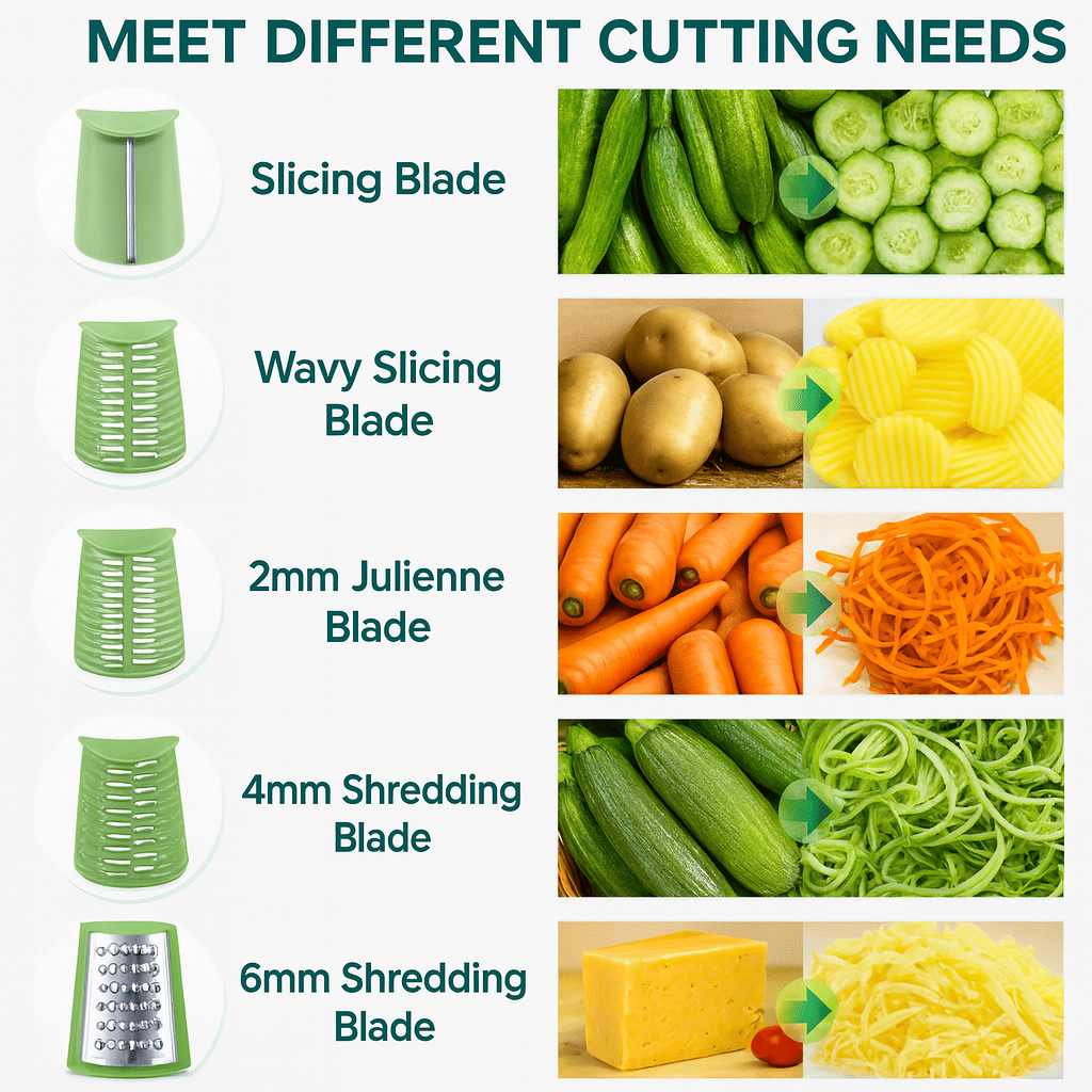 KitchenTales™ Pro Grater — Fast, Safe & Mess-Free