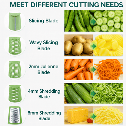 KitchenTales™ Pro Grater — Fast, Safe & Mess-Free