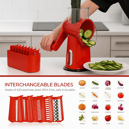 KitchenTales™ Pro Grater — Fast, Safe & Mess-Free