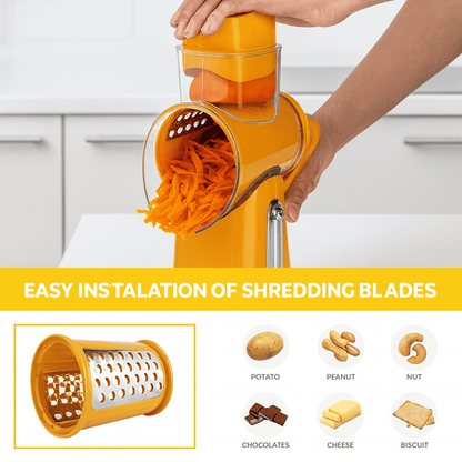 KitchenTales™ Pro Grater — Fast, Safe & Mess-Free