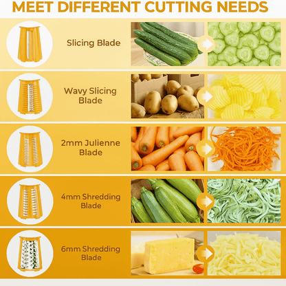 KitchenTales™ Pro Grater — Fast, Safe & Mess-Free