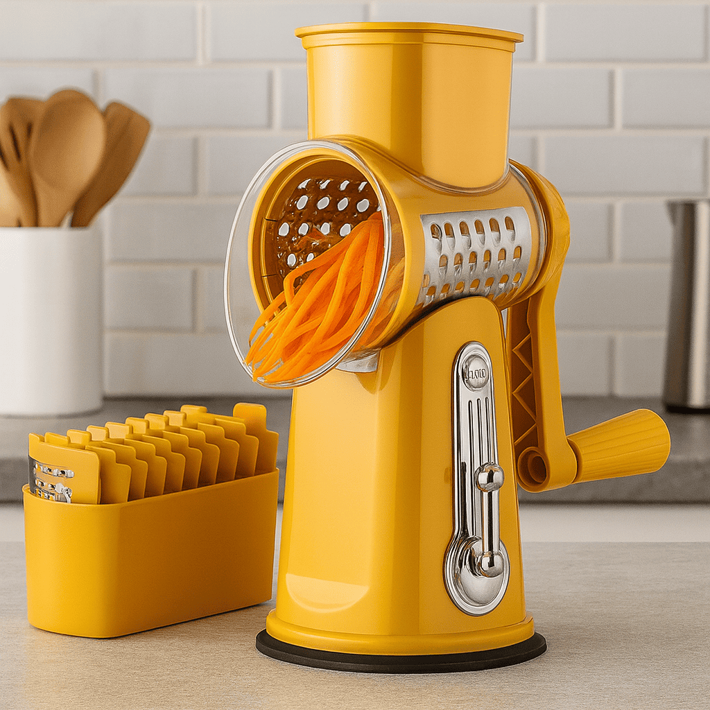 KitchenTales™ Pro Grater — Fast, Safe & Mess-Free