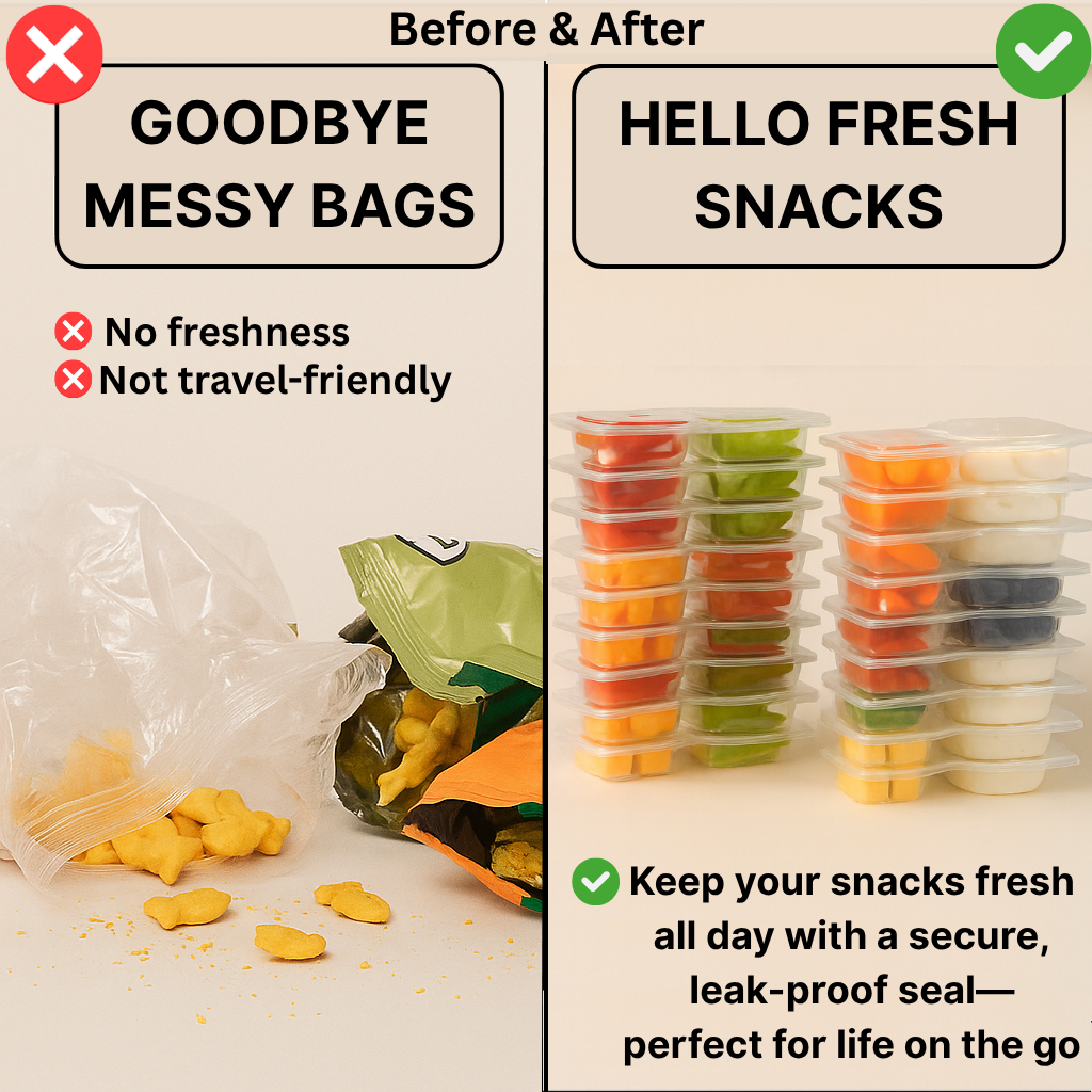 20-Pack Reusable Snack & Meal Prep Containers with Lids