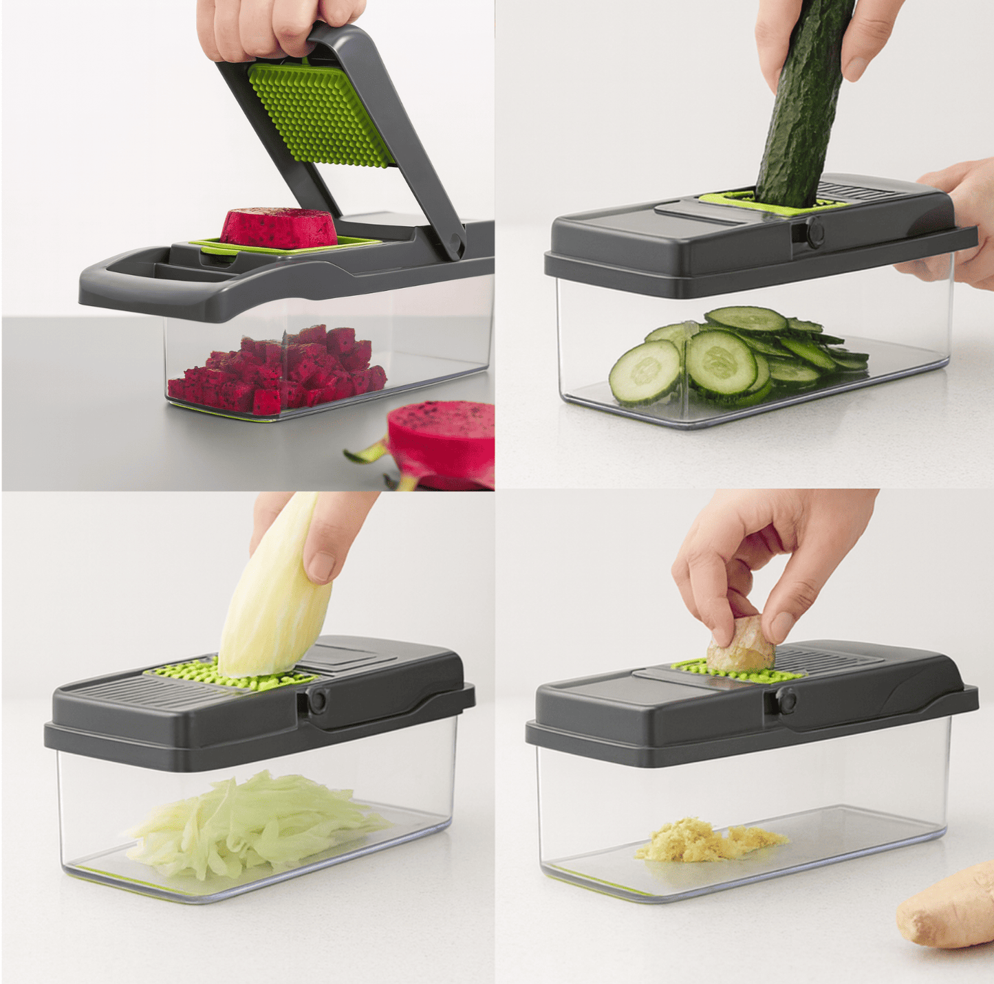 Vegetable Chopper Set – 8 Blades, 14-in-1 Function