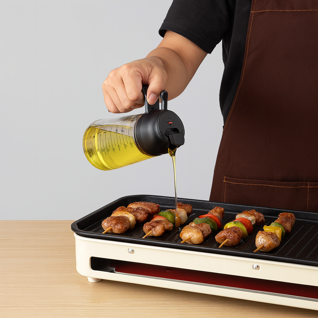 2-in-1 Olive Oil Sprayer & Dispenser